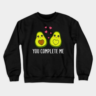 Happy Valentines Day Gift For Avocado Lover Crewneck Sweatshirt